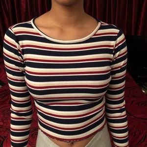 A crop t-shirt